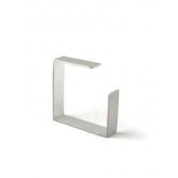 Silver-plated and square bracelet ONE