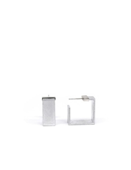 ARRACADES ONE QUADRADES EN PLATA (M)