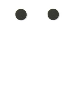 PENDIENTES TWO CIRCULAR LARGO EN PLATA Y RODIO NEGRO 2