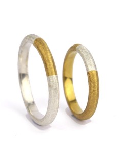 ALIANZAS DE BODA ORO BLANCO ORO AMARILLO