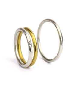 ALIANZAS DE BODA ORO BLANCO ORO AMARILLO