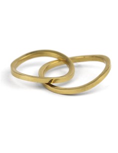 ALIANZAS ORO AMARILLO CURVADAS 2