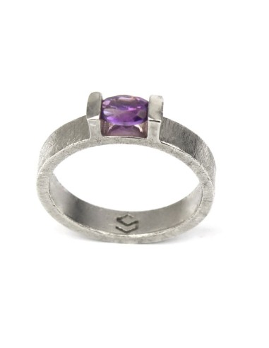 THREE Anillo Amatista