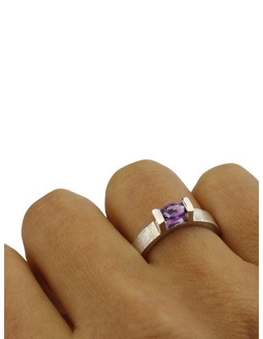 THREE Anillo Amatista