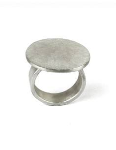 ANILLO CIRCULAR ONE PLATA