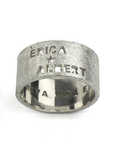 Anillo nombre personalizado