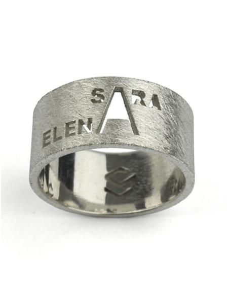 Anillo nombre personalizado