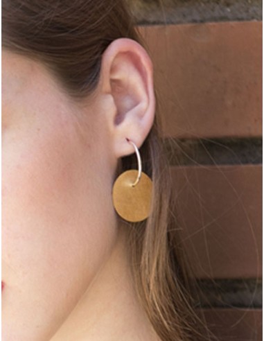 PENDIENTES AROS EN PLATA, PLATA NEGRA O ORO LAMINADO