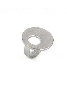 ANILLO CIRCULAR TWO PLATA