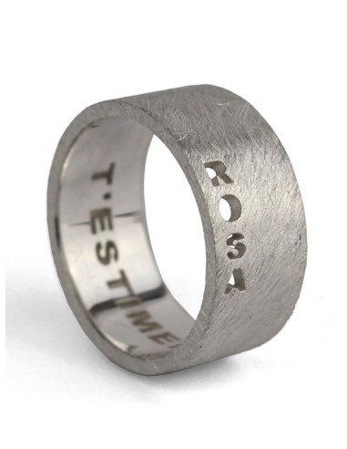 Anillo nombre personalizado