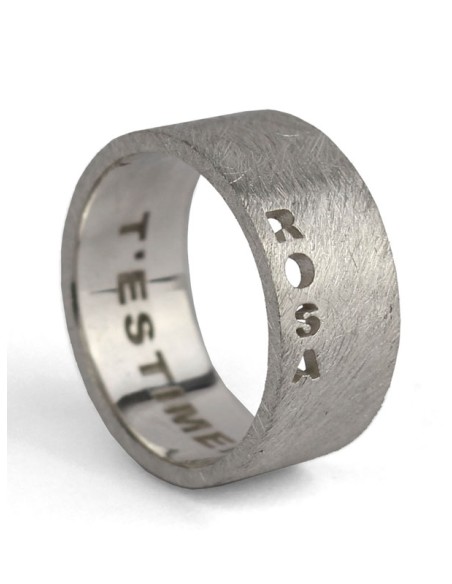 Anillo nombre personalizado