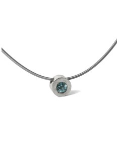 collar dot in blue
