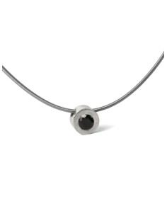 collar dot in black