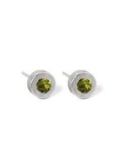 PENDIENTES DOTS IN GREEN