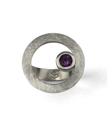 Anillo CIRCULAR TWO in colours purple