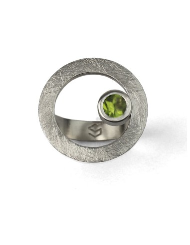 Anillo CIRCULAR TWO in colours green