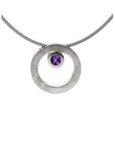 Collar CIRCULAR TWO in COLOURS purple