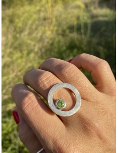 Anillo CIRCULAR TWO in colours green 2