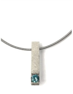 COLLAR LONG VENUS in blue