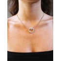 Collar CIRCULAR TWO in COLOURS white