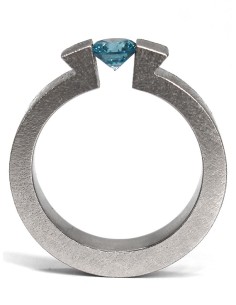 Anillo DIAMOND in blue