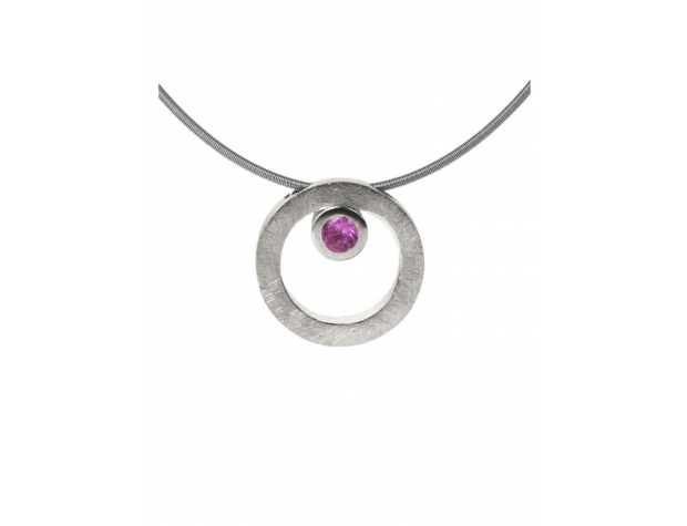 Collar CIRCULAR TWO in COLOURS pink