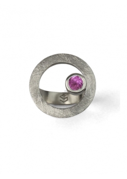 Anillo CIRCULAR TWO in colours pink