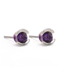 PENDIENTES FOUR IN PURPLE