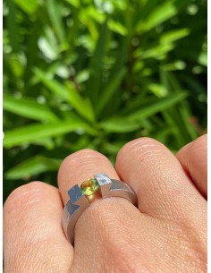 Anillo DIAMOND in green 2
