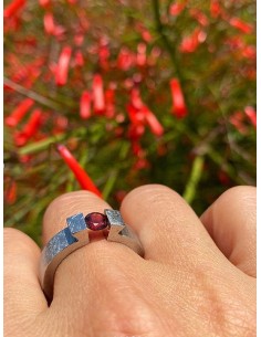 Anillo DIAMOND in red 2