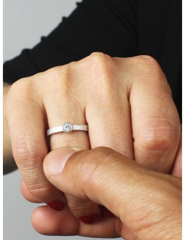ANILLO DUO ORO BLANCO