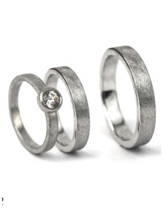 ANILLO DUO ORO BLANCO 2