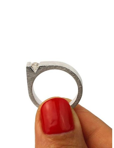 ANILLO VENUS ORO BLANCO