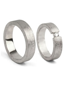 ANILLO STAR ORO BLANCO 2