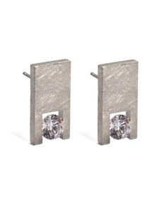 PENDIENTES SIX TOPACIO BLANCO