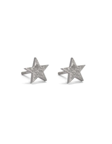 PENDIENTES ESTRELLA BEBÉ ORO BLANCO