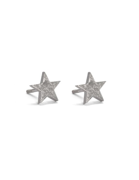 PENDIENTES ESTRELLA BEBÉ ORO BLANCO