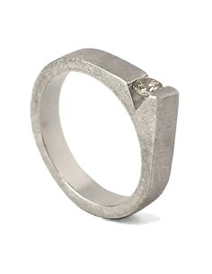 ANILLO VENUS ORO BLANCO