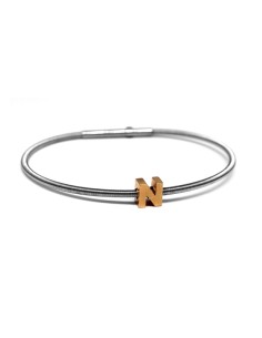 PULSERA INICIAL ORO AMARILLO
