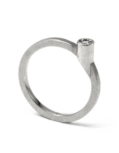 ANILLO STAR ORO BLANCO