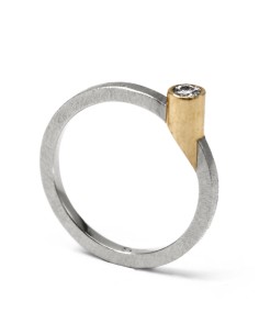 ANILLO STAR ORO COMBINADO 2