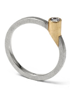 ANILLO STAR ORO COMBINADO