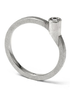 ANILLO STAR ORO BLANCO