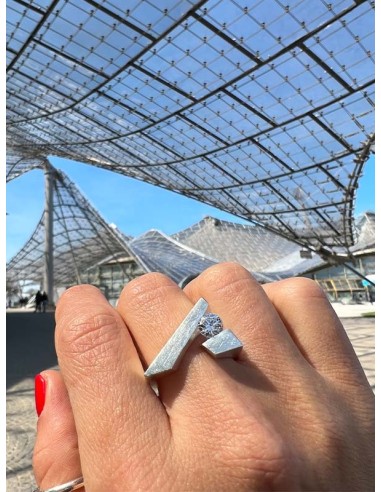 ANILLO NINE TOPACIO BLANCO