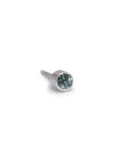 PENDIENTES MINI DOTS TOPACIO AZUL