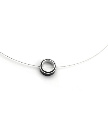 COLLARET CIRCULAR ONE EN NEGRE