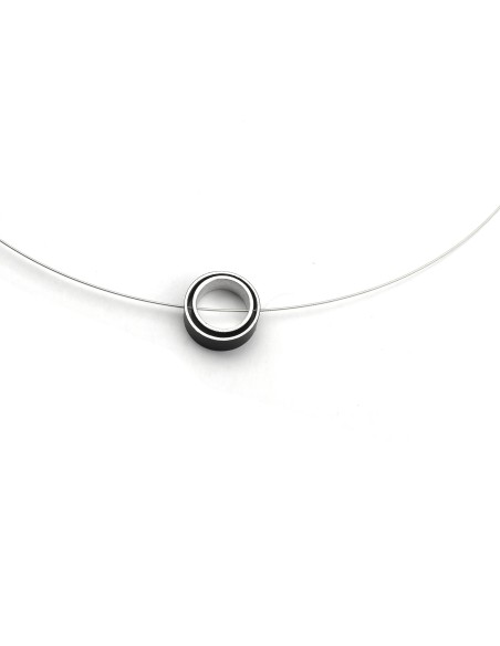 COLLARET CIRCULAR ONE EN NEGRE