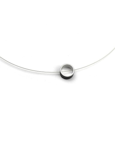COLLARET CIRCULAR ONE EN NEGRE