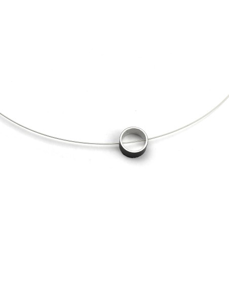 COLLARET CIRCULAR ONE EN NEGRE