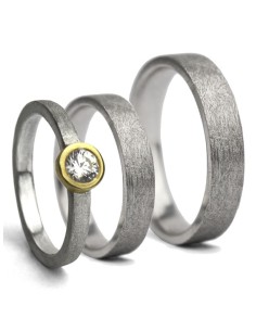 ALIANZAS DOBLES EN ORO AMARILLO